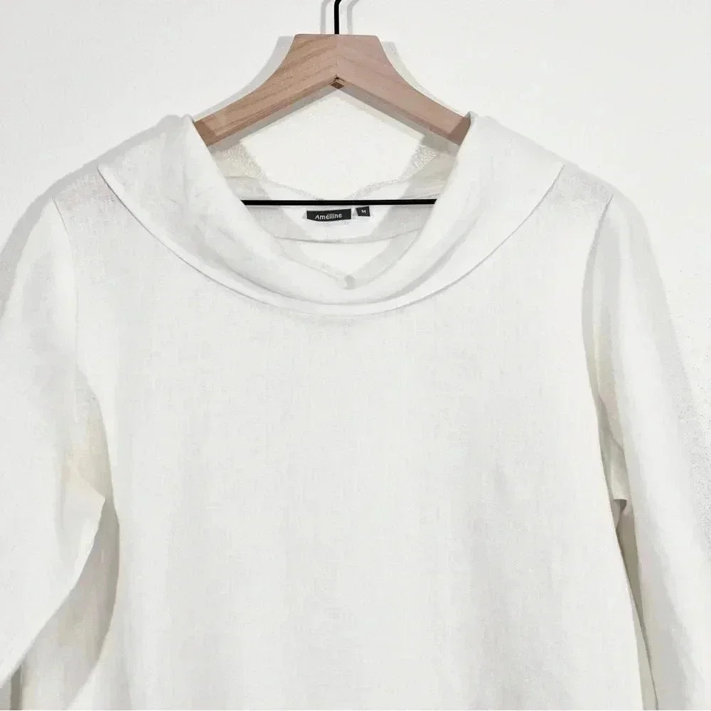 Amelline Linen Top - Picture 3 of 9